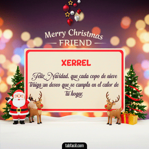 Ver GIF de Merry Christmas Friend GIF de Xerrel - Merry Christmas Friend