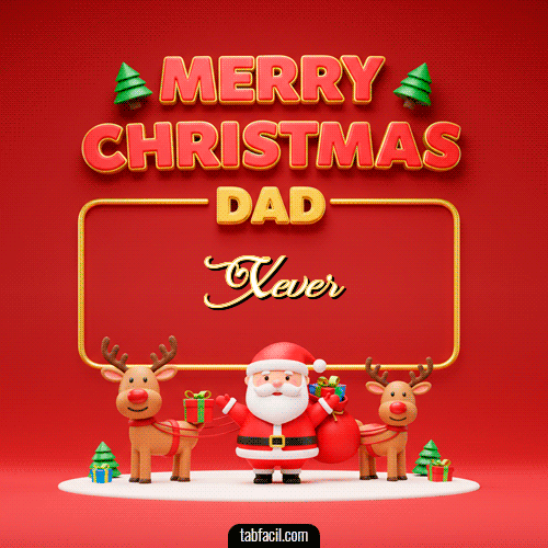 GIF Animado de Feliz Navidad para Xever - Merry Christmas DAD