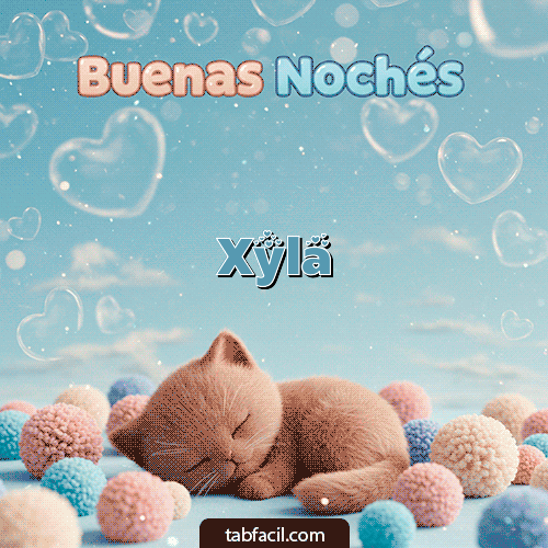 GIF de Xyla - Good Night gatuno