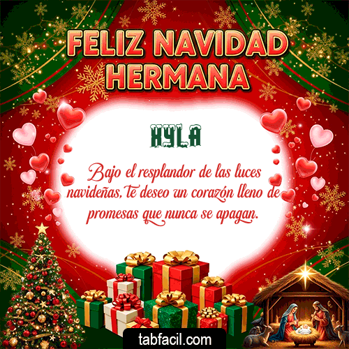 GIF de Xyla - Feliz Navidad Hermana