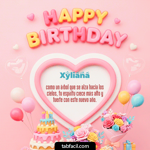 Feliz Cumpleaños Xyliana GIF