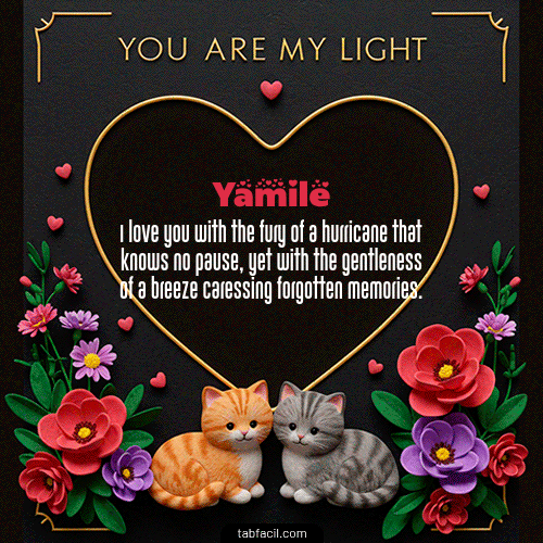 GIF de Yamile - Tú eres mi luz