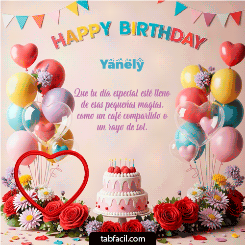 GIF de Yanely - Happy birthday, my friend!