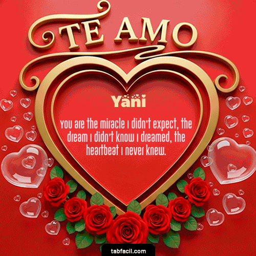 Feliz Dia Amor Yani GIF
