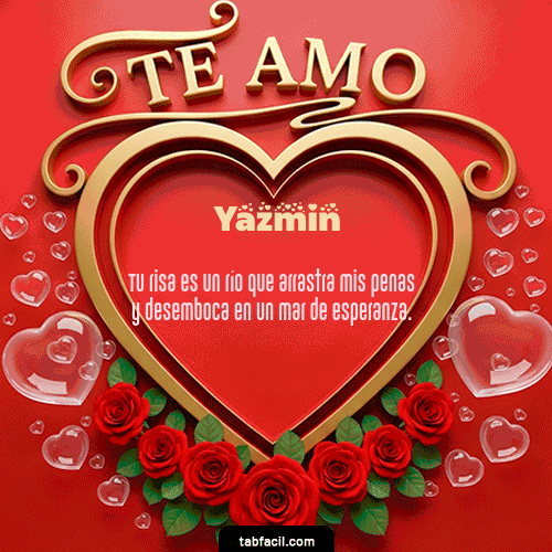 Ver GIF de Te Amo GIF de Yazmin - Te Amo