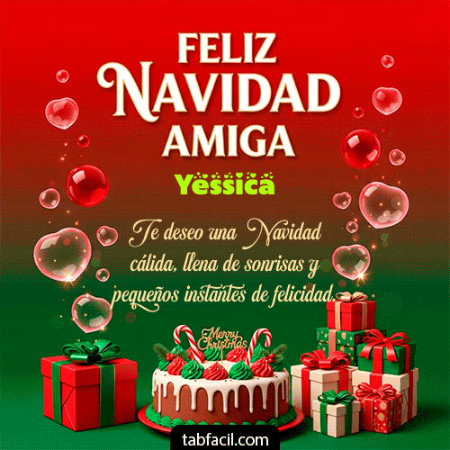 GIF de Yessica - Feliz Navidad Amiga