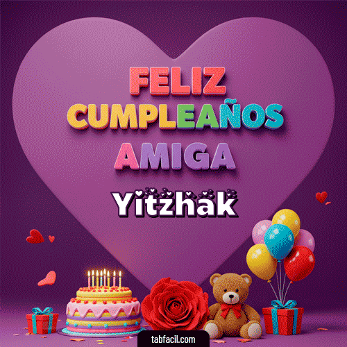 GIF Animado de Feliz Cumpleaños para Yitzhak - 🎁 Feliz Cumpleaños Amiga