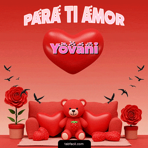 GIF Animado de Feliz Dia Amor para Yovani - Para tí amor