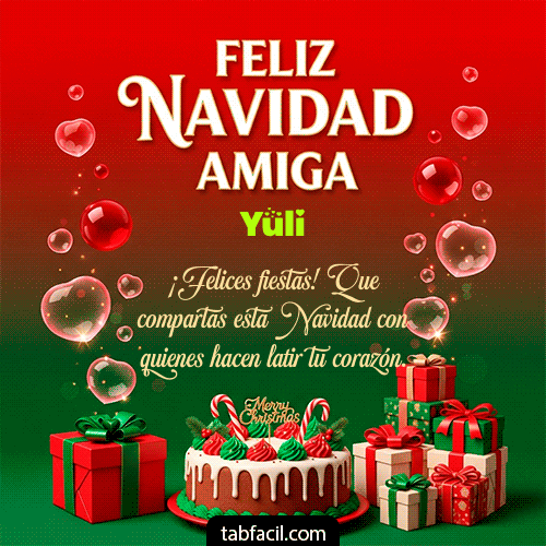 GIF de Yuli - Feliz Navidad Amiga