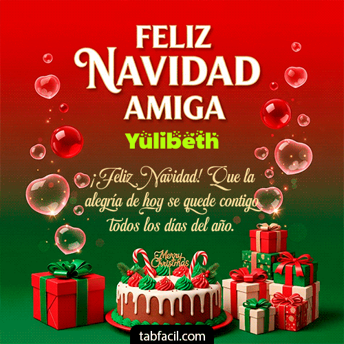 Feliz Navidad Yulibeth GIF