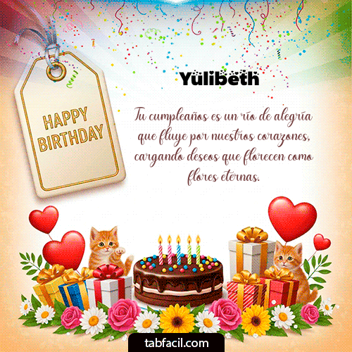 GIF de Yulibeth - Happy BirthDay