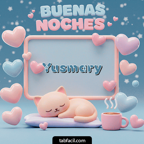 GIF Animado de Buenas Noches para Yusmary - Luna estrellas de buenas noches