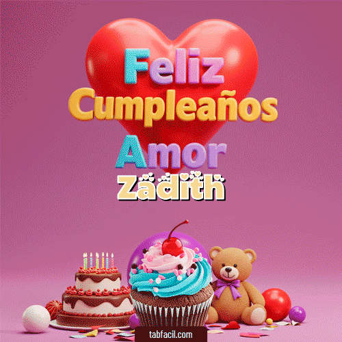 GIF de Zadith - 💞 Feliz Cumpleaños Amor
