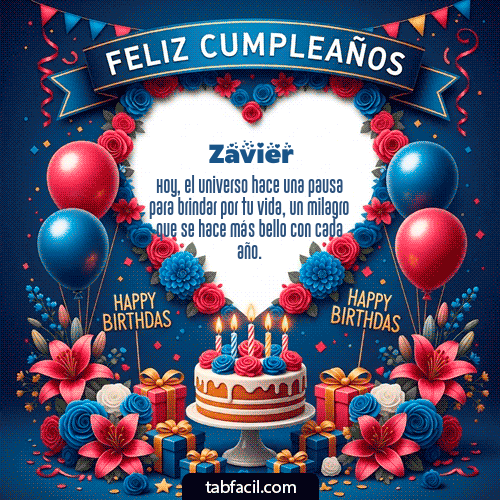 GIF de Zavier - Feliz Cumpleaños Amigo