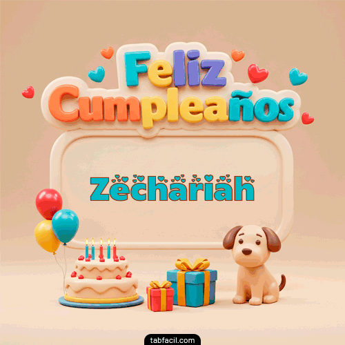 GIF de Zechariah - 🎂 Feliz Cumpleaños