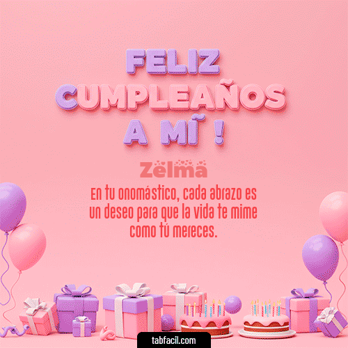 GIF de Zelma - 🕯️ Feliz Cumpleaños para mí
