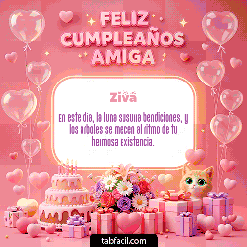 GIF de Ziva - Feliz Cumpleaños Amiga!