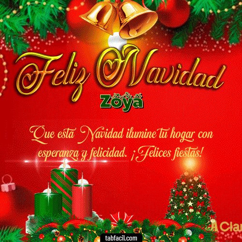 Gifs Feliz Navidad Zoya