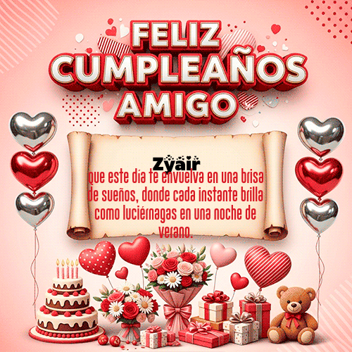 GIF de Zyair - Feliz Cumpleaños Amigo