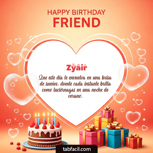 GIF de Zyair - Happy Birthday Friend