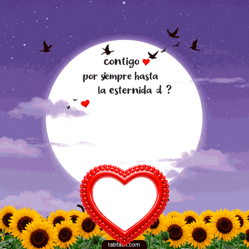 Gif Contigo por siempre hasta la eternidad