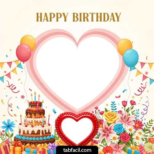 Generar marco foto Carta de cumpleaños