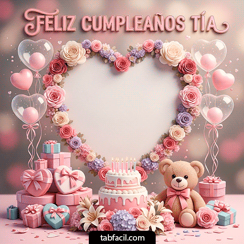 GIF de Feliz Cumpleaños Tía Oralie