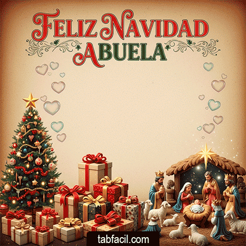 GIF de Feliz Navidad Abuela I Dalila