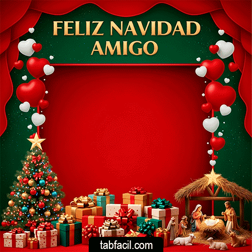 GIF de Feliz Navidad Amigo! Dalila