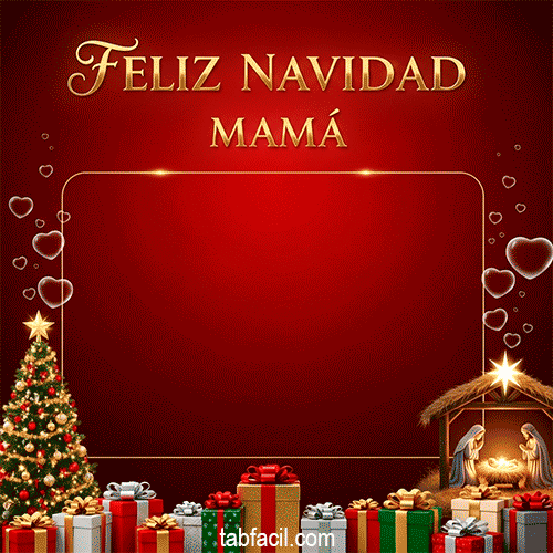 GIF de Feliz Navidad Mamá II Dalila