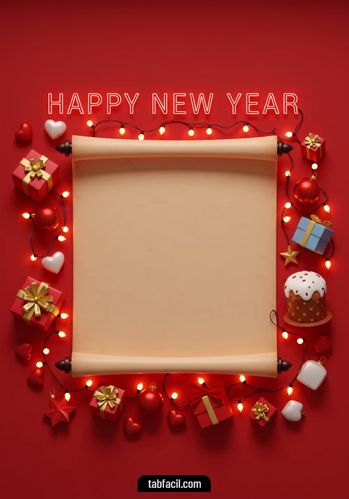Imagen  Happy New Year Green Alexandra Imagen de Happy New Year Green Alexandra