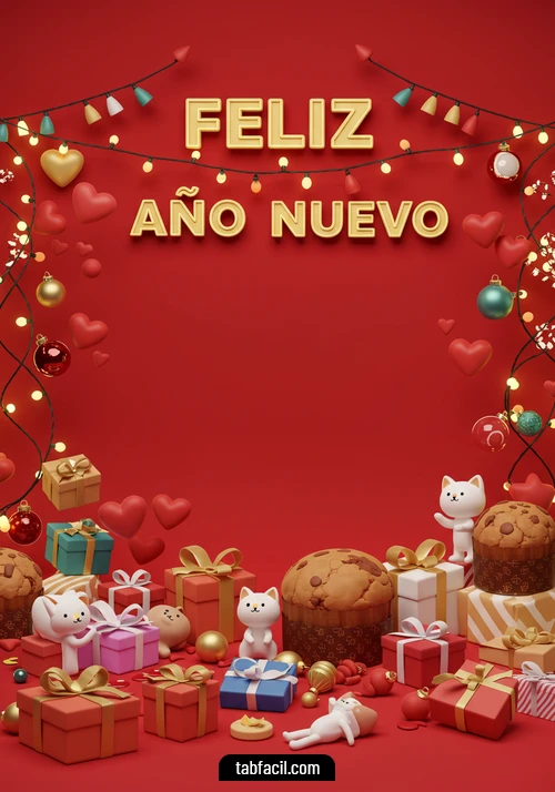 Imagen  Happy New Year Green Alexandra Imagen de Happy New Year Green Alexandra