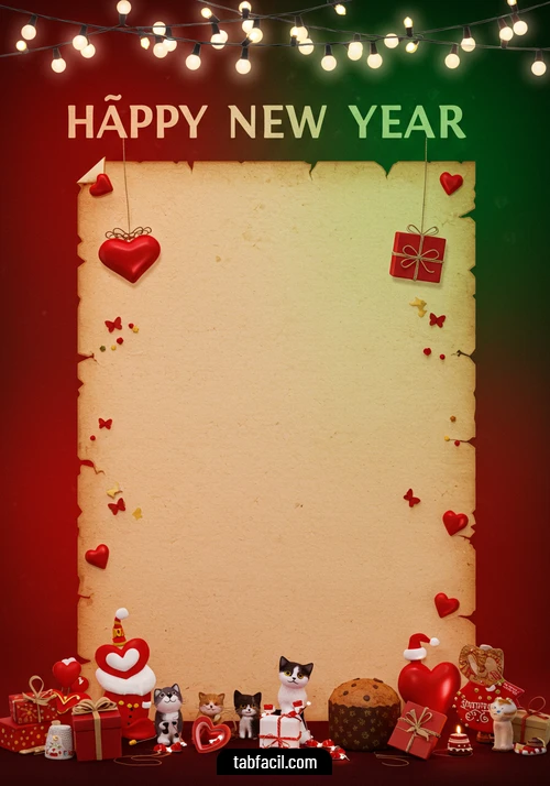 Imagen  Happy New Year Green Alexandra Imagen de Happy New Year Green Alexandra