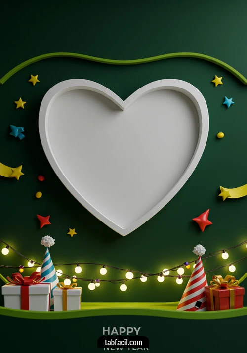 Imagen  Happy New Year Green Black Alexandra Imagen de Happy New Year Green Black Alexandra