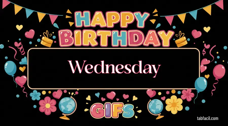 Feliz Cumpleaños Wednesday