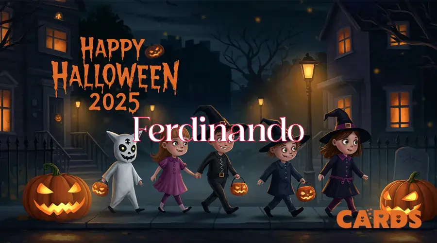 Feliz Halloween Ferdinando