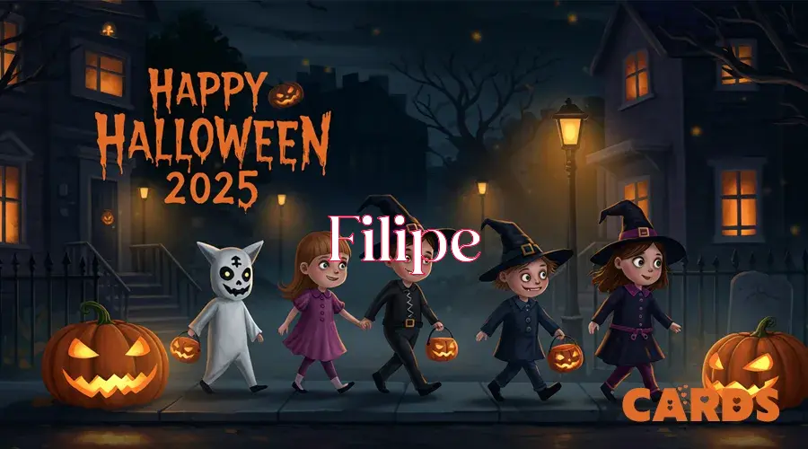 Feliz Halloween Filipe