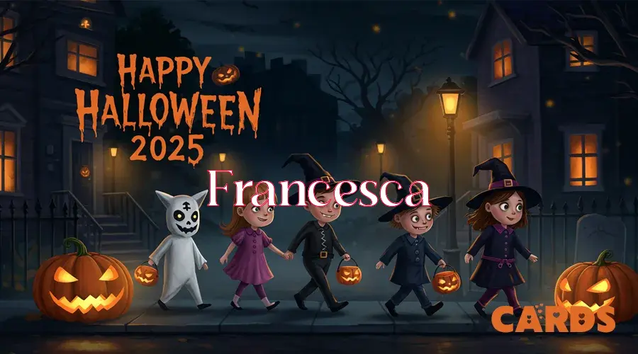 Feliz Halloween Francesca