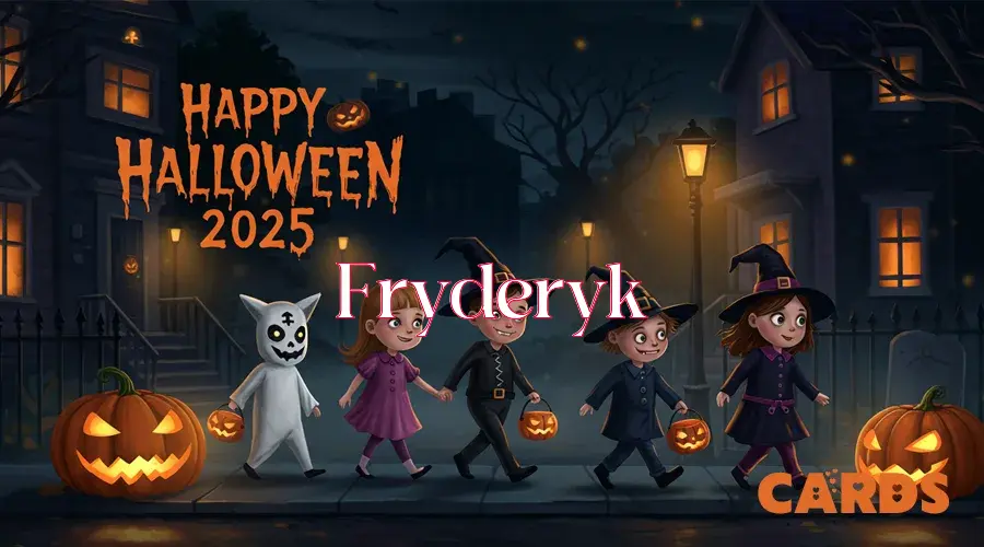 Feliz Halloween Fryderyk